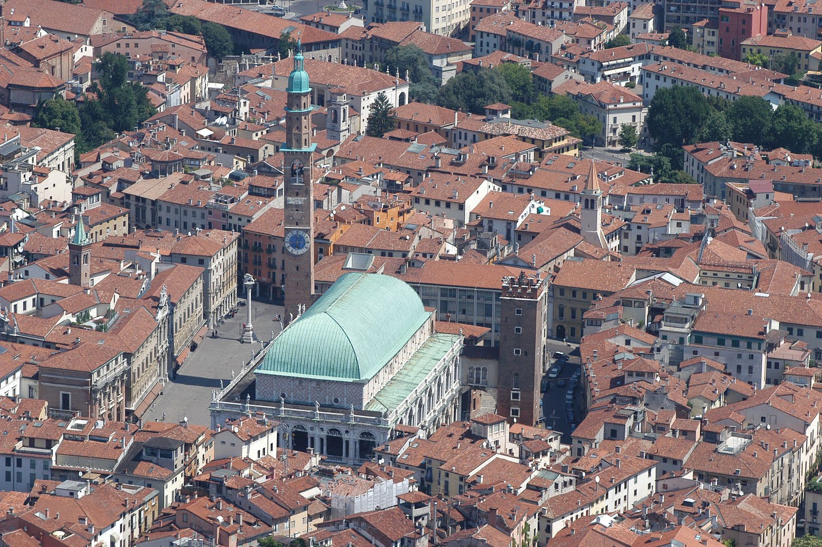 The rooftops of Vicenza