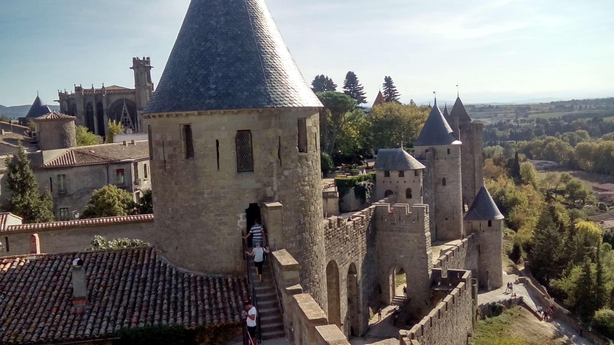 The fortified village of Carcassonne