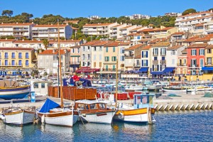 The vibrant port of Cassis, France