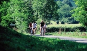 The itinerary takes you to quiet cycle paths