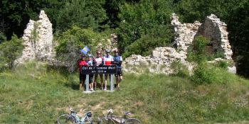 Col de l'Homme Mort, near Sault. We organise this cycling tour for groups on a guided basis